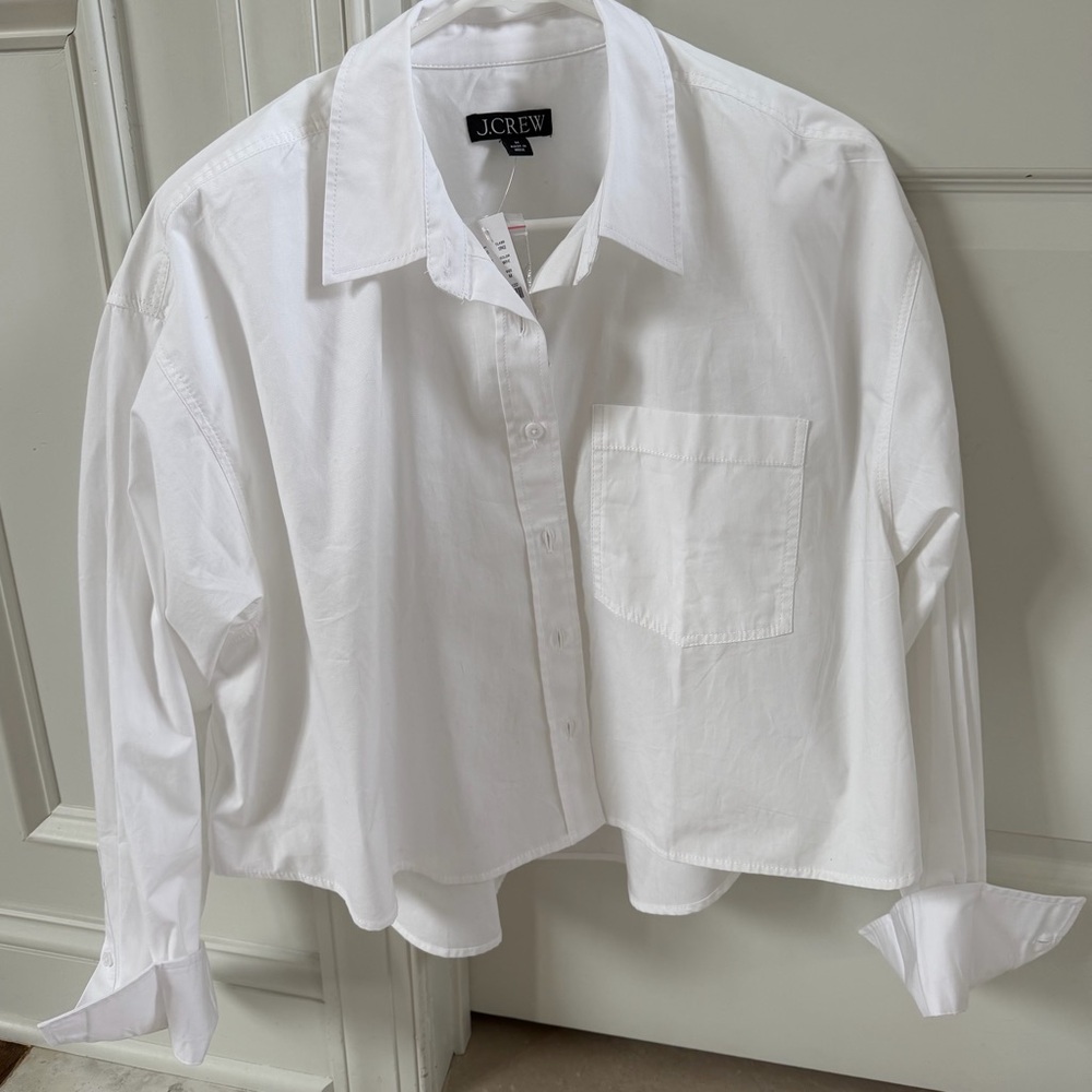 J. Crew Étienne Cropped Button-up Shirt - NWT - Picture 5 of 8
